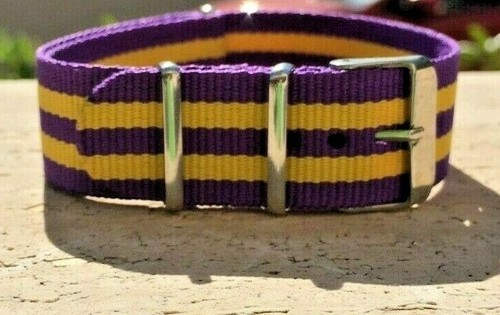 Cinturino nylon giallo viola - giallo,