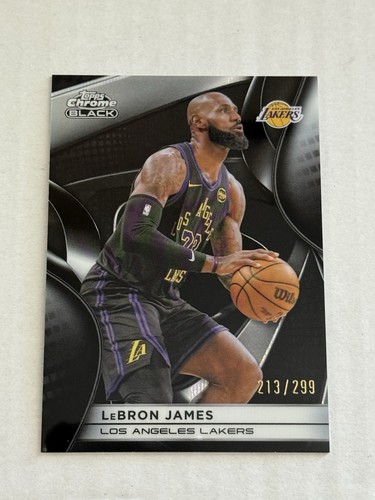 Topps chrome black lebron - topps,
