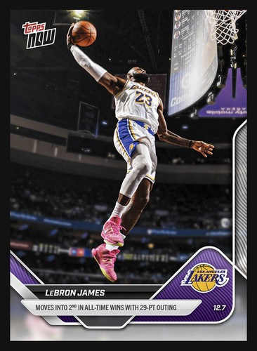 2025 topps now nba lebron - now,