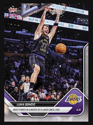 2026 topps now nba luka - topps,
